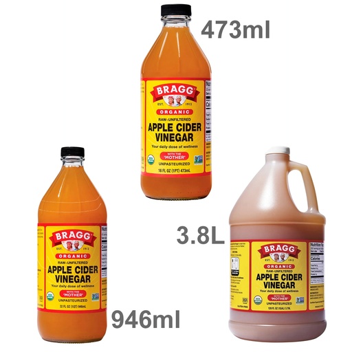 BRAGG | Apple Cider Vinegar Unfiltered with The Mother