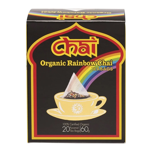 CHAI TEA | Organic Rainbow Chai Tea Bags 20pk