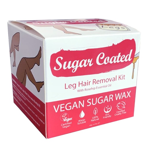 SUGAR COATED | 腿部除毛套組（含玫瑰果精油，200克）