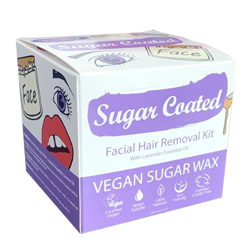 SUGAR COATED | 臉部除毛套組（含薰衣草精油，200克）