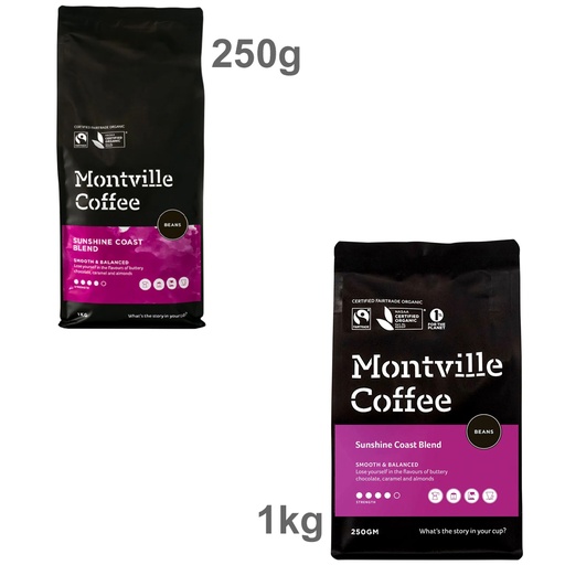 MONTVILLE COFFEE | Coffee Beans Sunshine Coast Blend