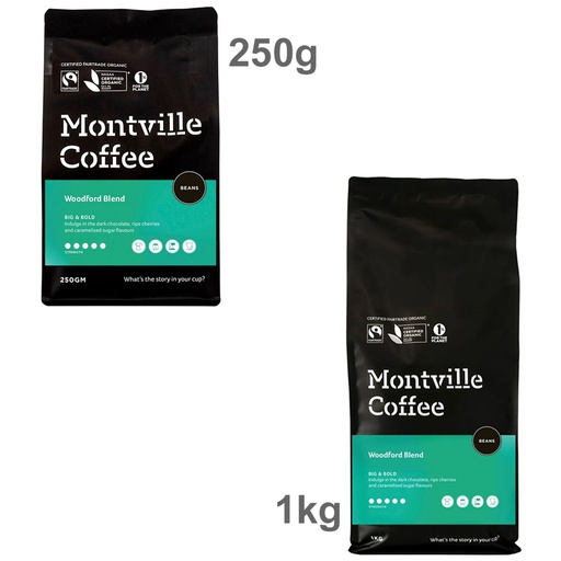 MONTVILLE COFFEE | Coffee Beans Woodford Blend