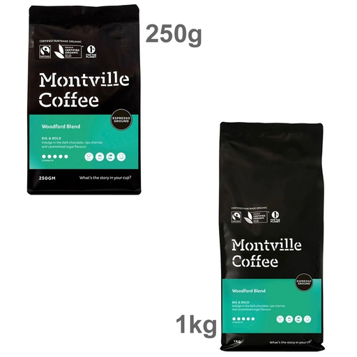 MONTVILLE COFFEE | Coffee Ground Espresso Woodford Blend