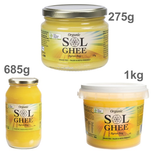SOL ORGANICS | Organic Ghee