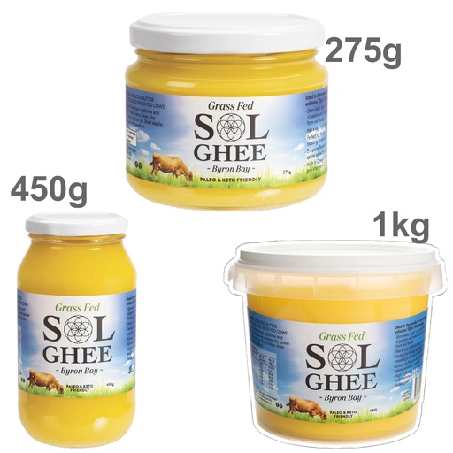 SOL ORGANICS | Grass Fed Ghee