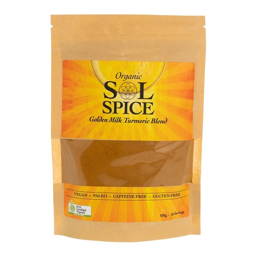 SOL ORGANICS | Golden Milk Turmeric Blend 100g