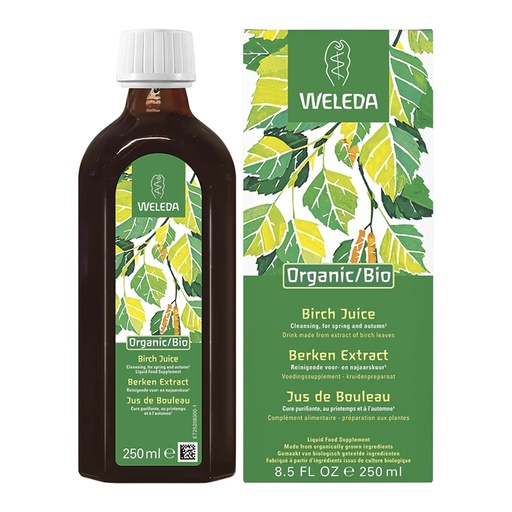 WELEDA｜有機生物白樺汁液體營養補充劑 250ml