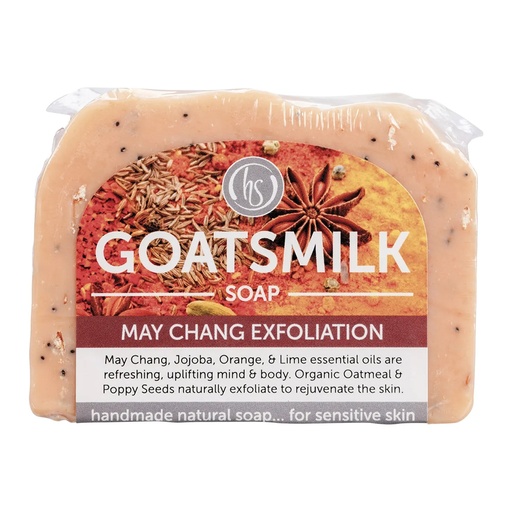 HARMONY SOAPWORKS | Goat's Milk Soap May Chang Exfoliation 140g