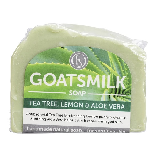 HARMONY SOAPWORKS | Goat's Milk Soap Tea Tree & Lemon 140g
