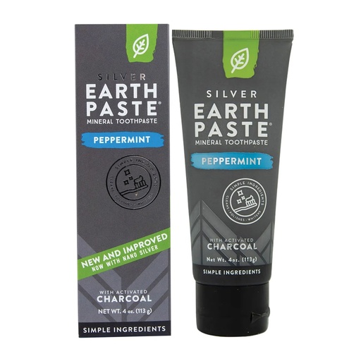REDMOND | Earthpaste Toothpaste with Silver Peppermint & Charcoal 113g