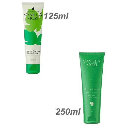 VANILLA MOZI | Outdoor Body Cream Vanilla & Spearmint