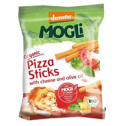 MOGLI | 有機起司橄欖油披薩棒 75 克