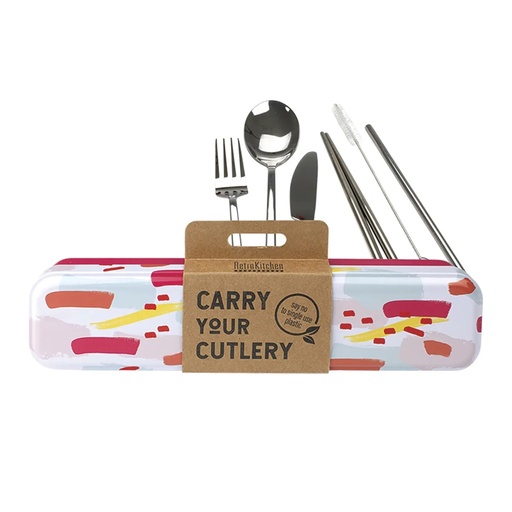 RETROKITCHEN | Colour Splash Stainless Steel Cutlery Set