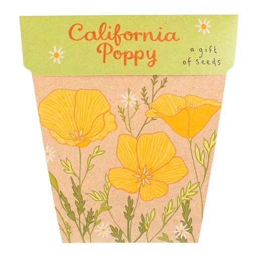 SOW 'N SOW | Gift of Seeds California Poppy