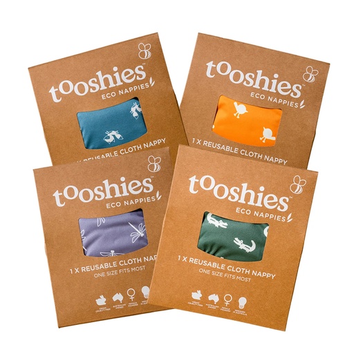 TOOSHIES | 可重复使用尿布 大部分尺寸适合 4-17公斤