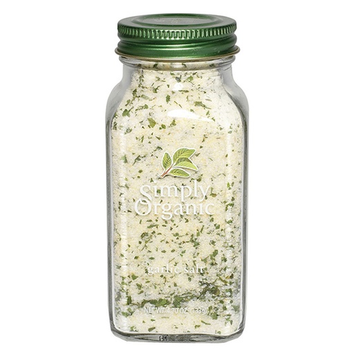 SIMPLY ORGANIC | Garlic Salt LARGE GLASS 133g