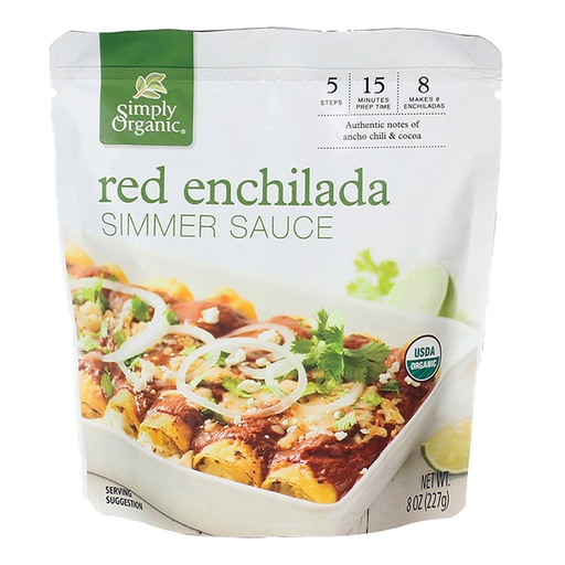 SIMPLY ORGANIC | Red Enchilada Simmer Sauce 227g